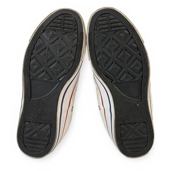 Converse All Star Chuck Taylor Low Rise Shoes White Sneakers Womens 7 - Picture 10 of 12